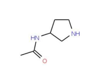 (S)-3-acetamidopyrrolidine (CAS 114636-31-6) - chemical structure image