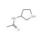 (S)-3-acetamidopyrrolidine (CAS 114636-31-6) - chemical structure image