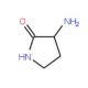 (S)-3-Amino-2-pyrrolidinone (CAS 4128-00-1) - chemical structure image
