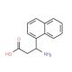 (S)-3-Amino-3-(1-naphthyl)propionic acid (CAS 275826-46-5) - chemical structure image