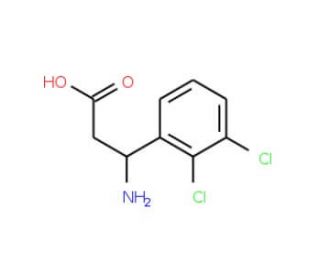 (S)-3-Amino-3-(2,3-dichlorophenyl)propionic acid (CAS 748128-13-4) - chemical structure image
