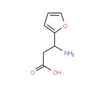 (S)-3-Amino-3-(2-furyl)propionic acid (CAS 131829-50-0) - chemical structure image
