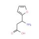 (S)-3-Amino-3-(2-furyl)propionic acid (CAS 131829-50-0) - chemical structure image