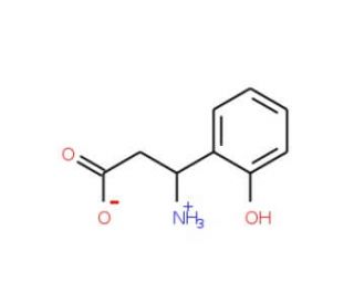(S)-3-Amino-3-(2-hydroxyphenyl)propionic acid (CAS 785772-28-3) - chemical structure image