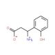 (S)-3-Amino-3-(2-hydroxyphenyl)propionic acid (CAS 785772-28-3) - chemical structure image