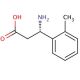 (S)-3-Amino-3-(2-methylphenyl)propionic acid (CAS 736131-48-9) - chemical structure image