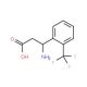 (S)-3-Amino-3-(2-trifluoromethylphenyl)propionic acid (CAS 755749-11-2) - chemical structure image
