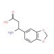 (S)-3-Amino-3-benzo[1,3]dioxol-5-yl-propionic acid (CAS 723284-83-1) - chemical structure image