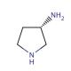 (S)-(−)-3-Aminopyrrolidine (CAS 128345-57-3) - chemical structure image