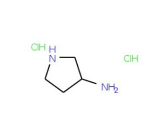 (S)-(&plus;)-3-Aminopyrrolidine dihydrochloride (CAS 116183-83-6) - chemical structure image