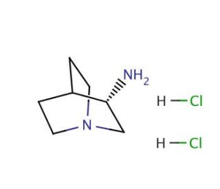 (S)-(&minus;)-3-Aminoquinuclidine dihydrochloride (CAS 119904-90-4) - chemical structure image