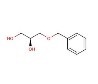 (S)-(&minus;)-3-Benzyloxy-1,2-propanediol (CAS 17325-85-8) - chemical structure image