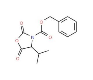 (S)-3-(Benzyloxycarbonyl)-4-isopropyl-2,5-oxazolidinedione (CAS 158257-41-1) - chemical structure image