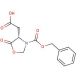 (S)-(+)-3-(Benzyloxycarbonyl)-5-oxo-4-oxazolidineacetic acid (CAS 23632-66-8) - chemical structure image