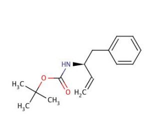 (S)-3-Boc-amino-4-phenyl-1-butene (CAS 107202-43-7) - chemical structure image