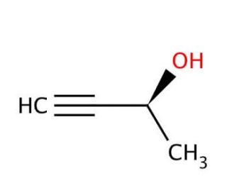 (S)-(&minus;)-3-Butyn-2-ol (CAS 2914-69-4) - chemical structure image