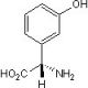 (S)-3-Hydroxyphenylglycine (CAS 71301-82-1) - chemical structure image
