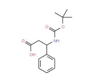 (S)-3-N-Boc-amino-beta-phenylalanine (CAS 103365-47-5) - chemical structure image