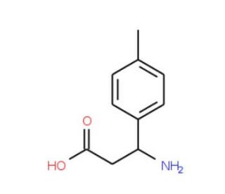 (S)-3-(p-methylphenyl)-beta-alanine (CAS 479065-00-4) - chemical structure image