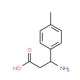 (S)-3-(p-methylphenyl)-beta-alanine (CAS 479065-00-4) - chemical structure image