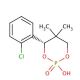 (S)-(−)-4-(2-Chlorophenyl)-2-hydroxy-5,5-dimethyl-1,3,2-dioxaphosphorinane 2-oxide (CAS 98674-86-3) - chemical structure imag