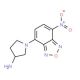 (S)-(+)-4-(3-Amino-pyrrolidino)-7-nitrobenzofurazan (CAS 143112-52-1) - chemical structure image