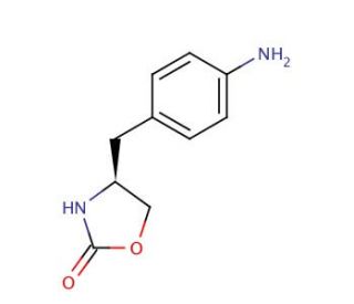 (S)-4-(4-Aminobenzyl)-2-(1H)-oxazolidinone (CAS 152305-23-2) - chemical structure image