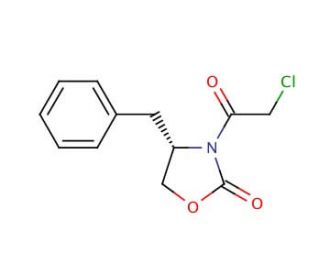 (S)-4-Benzyl-3-chloroacetyl-2-oxazolidinone (CAS 104324-16-5) - chemical structure image