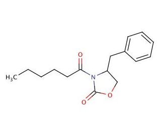 (S)-4-Benzyl-3-hexanoyl-2-oxazolidinone - chemical structure image
