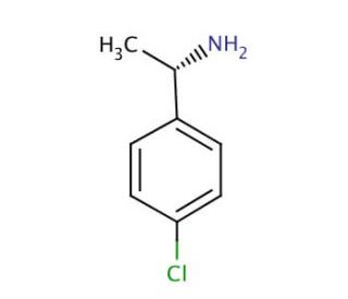(S)-4-Chloro-&alpha;-methylbenzylamine (CAS 4187-56-8) - chemical structure image
