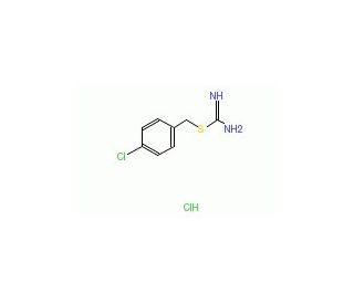 S-(4-Chlorobenzyl)isothiouronium chloride (CAS 544-47-8) - chemical structure image