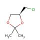 (S)-(−)-4-(Chloromethyl)-2,2-dimethyl-1,3-dioxolane (CAS 60456-22-6) - chemical structure image