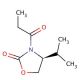 (S)-(+)-4-Isopropyl-3-propionyl-2-oxazolidinone (CAS 77877-19-1) - chemical structure image