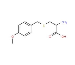 S-4-Methoxybenzyl-D-cysteine (CAS 58290-34-9) - chemical structure image