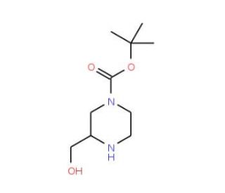 (S)-4-N-Boc-2-hydroxymethyl-piperazine (CAS 314741-40-7) - chemical structure image
