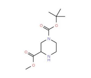 (S)-4-N-Boc-piperazine-2-carboxylic acid methyl ester (CAS 314741-39-4) - chemical structure image
