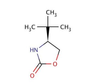 (S)-(&minus;)-4-tert-Butyl-2-oxazolidinone (CAS 54705-42-9) - chemical structure image