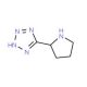 (S)-(−)-5-(2-Pyrrolidinyl)-1H-tetrazole (CAS 33878-70-5) - chemical structure image