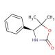 (S)-(+)-5,5-Dimethyl-4-phenyl-2-oxazolidinone (CAS 168297-84-5) - chemical structure image