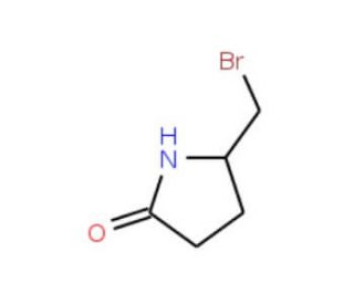(S)-5-Bromomethyl-2-oxopyrrolidine (CAS 72479-05-1) - chemical structure image