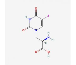 (S)-(&minus;)-5-Iodowillardiine (CAS 140187-25-3) - chemical structure image