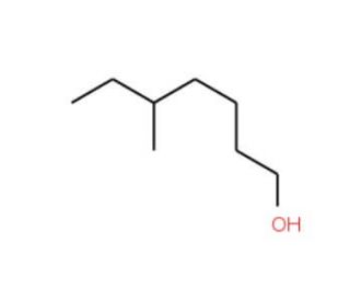 (S)-(&plus;)-5-Methyl-1-heptanol (CAS 57803-73-3) - chemical structure image