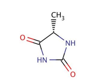 (S)-5-Methylhydantoin (CAS 40856-73-3) - chemical structure image