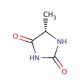 (S)-5-Methylhydantoin (CAS 40856-73-3) - chemical structure image