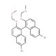 (S)-(−)-6,6′-Dibromo-2,2′-bis(methoxymethoxy)-1,1′-binaphthalene (CAS 211560-97-3) - chemical structure image