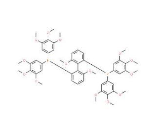 (S)-(6,6&prime;-Dimethoxybiphenyl-2,2&prime;-diyl)bis[bis(3,4,5-trimethoxyphenyl)phosphine] (CAS 927396-01-8) - chemical structure image