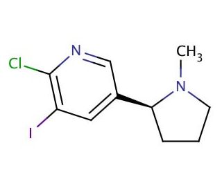 (S)-6-Chloro-5-iodonicotine - chemical structure image