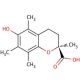 (S)-(−)-6-Hydroxy-2,5,7,8-tetramethylchroman-2-carboxylic acid (CAS 53174-06-4) - chemical structure image