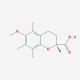 (S)-6-Methoxy-2,5,7,8-tetramethylchromane-2-carboxylic acid (CAS 135806-59-6) - chemical structure image