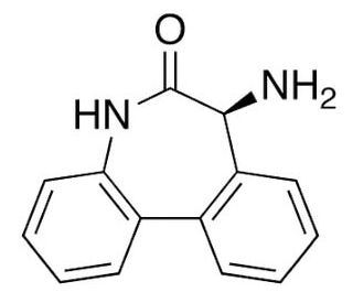 (S)-7-Amino-5H,7H-dibenzo[b,d]azepin-6-one (CAS 847926-88-9) - chemical structure image